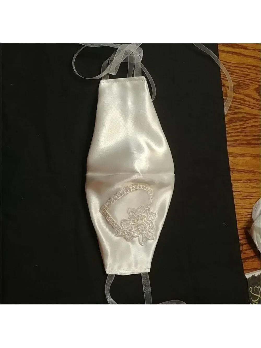 New! IVORY hand sewn wedding face mask